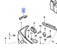 Genuine Front Astra G/Mk4 Genuine Bumper Guide - 90559500 90559499